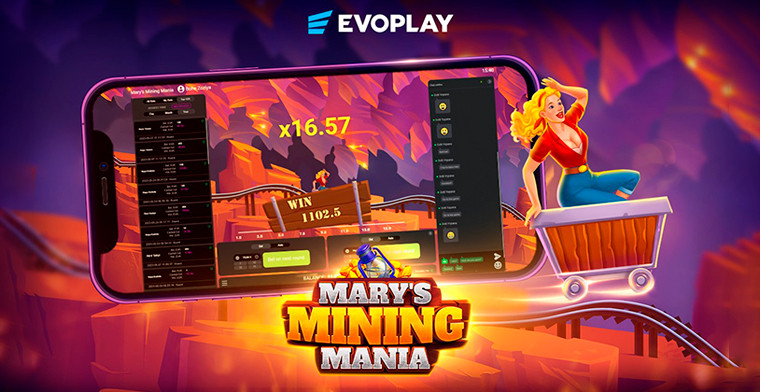 Busca oro con el último lanzamiento de Evoplay, Mary’s Mining Mania
