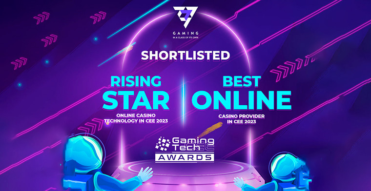 7777 gaming está preseleccionado en dos categorías de los premios GamingTECH Awards 2023