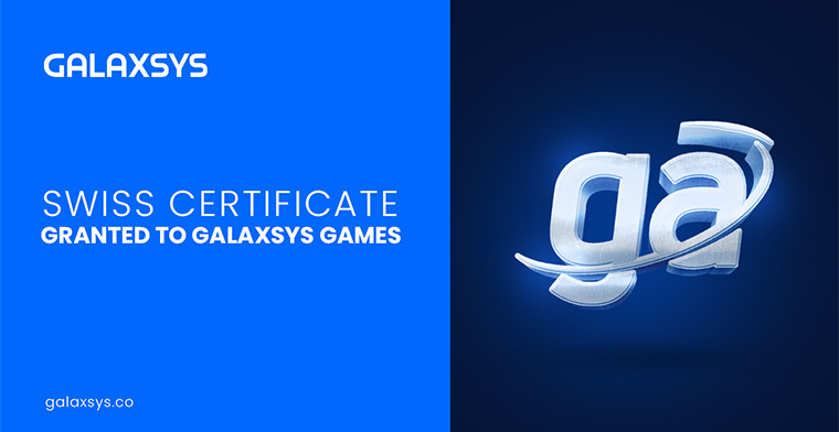 Los juegos de Galaxsys ahora certificados para Suiza