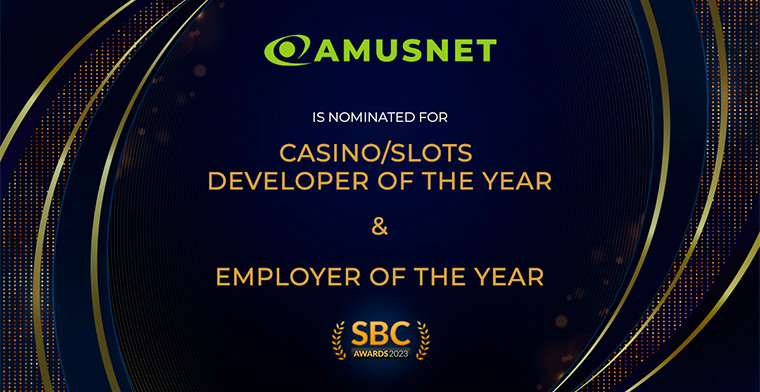Amusnet se enorgullece de anunciar dos nominaciones en los SBC Awards 2023
