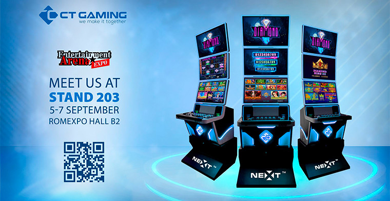 Innovaciones de siguiente nivel de CT Gaming en Entertainment Arena Expo 2023