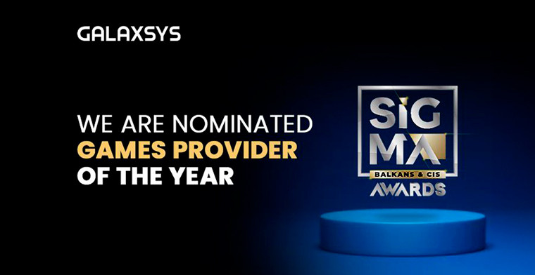 Galaxsys shortlisted for SiGMA Balkans/CIS Award
