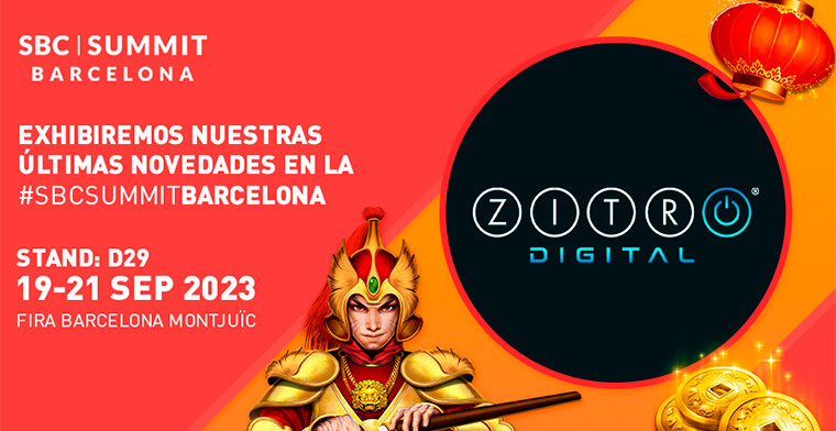 Zitro Digital presentará contenido innovador de i-gaming en SBC Summit Barcelona 2023