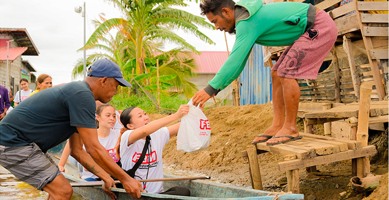 FBM Foundation apoya a familias afectadas por los tifones en Calimpit, Bulacan