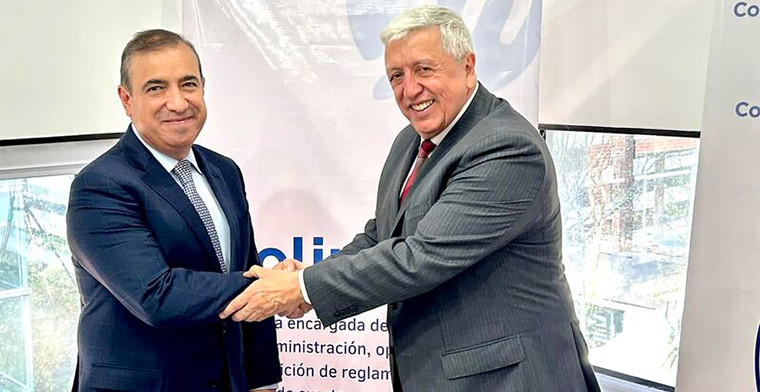Gaming entities Coljuegos and Asojuegos sign the "Pact for Legality" in Bogota, Colombia