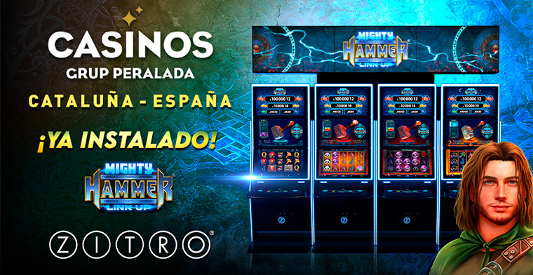 Los casinos de Barcelona y Tarragona se renuevan con Mighty Hammer de Zitro