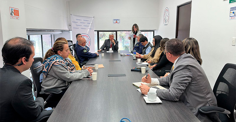 Coljuegos and the National Fire Department sign “Pact for legality”