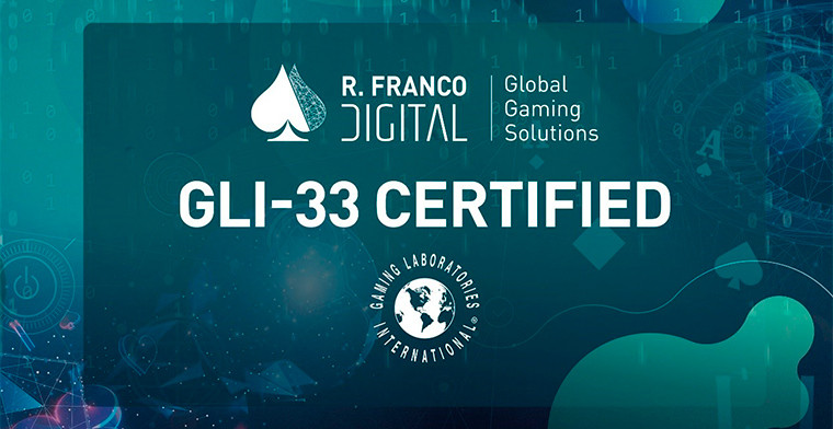 R. Franco Technologies obtiene la certificación GLI para su plataforma IRIS