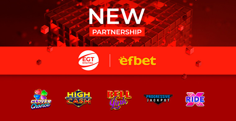 Efbet se asocia con EGT Digital para brindar la mejor experiencia de juego a los jugadores búlgaros