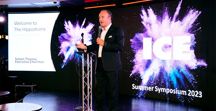 Hippodrome’s Simon Thomas urges business leaders to stand-up for the industry in his ICE Symposium address