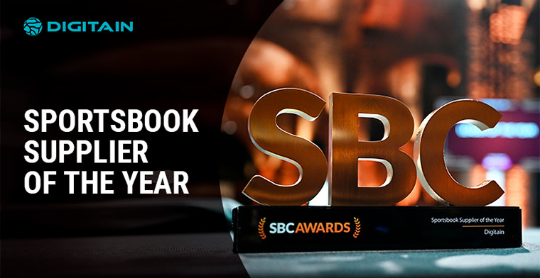 Digitain gana el premio como Proveedor de Sportsbook del año en SBC AWARDS 2023