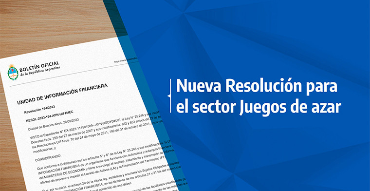 Luego de 12 años la UIF actualiza el marco regulatorio para juegos de azar en Argentina