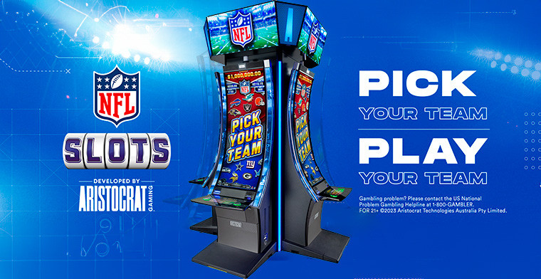 Aristocrat Gaming™ opens the 2023 Global Gaming Expo with launch portfolio of NFL-Themed Slot Machines