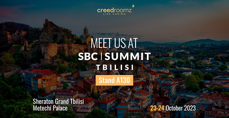 CreedRoomz attends the SBC Summit Tbilisi