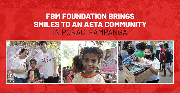 FBM Foundation brings hope and joy to Aeta Community in Porac, Pampanga