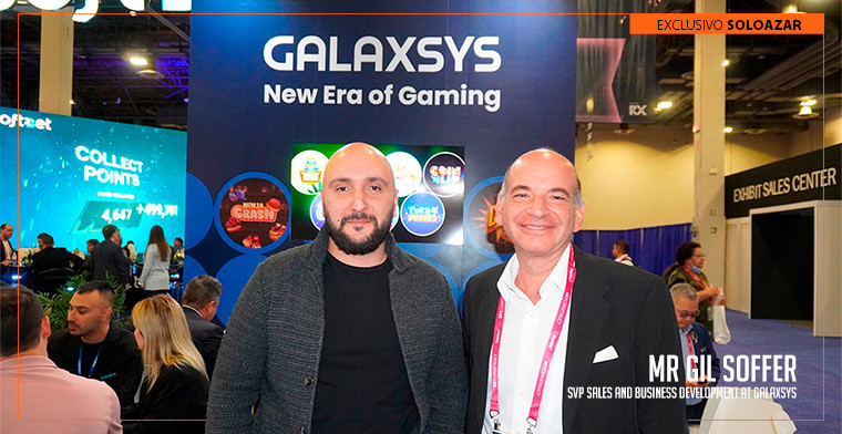 "G2E es una feria increíble, en la ciudad del juego, Las Vegas", Gil Soffer, Galaxsys.