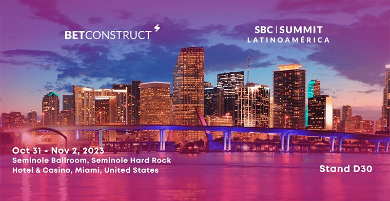 BetConstruct exhibirá su gama de soluciones en SBC Summit Latinoamérica