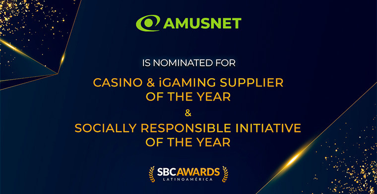 Amusnet with two award nominations at SBC LatinoAmérica Awards 2023