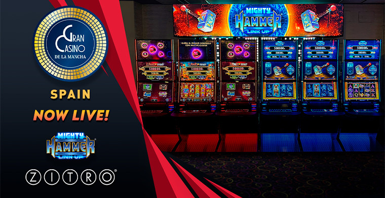 Zitro's Mighty Hammer multi-game joins the exciting catalog of the Grand Casino of La Mancha