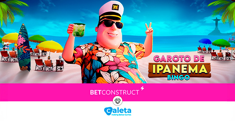 Caleta Gaming ready to shine at B.F.T.H. BetConstruct ARENA with exclusive Brazilian game "Garoto of Ipanema Bingo"