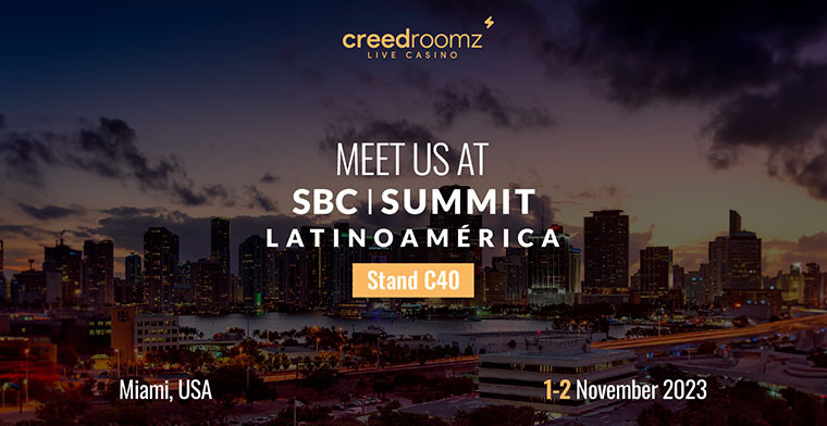 CreedRoomz attends the SBC Summit Latinoamerica