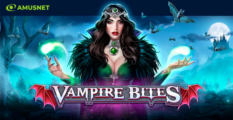 Amusnet presents new slot Vampire Bites! Are you ready to sink your fangs into the ultimate Halloween thrill?