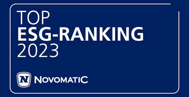NOVOMATIC: ganador de la industria en el actual ranking ESG de PwC