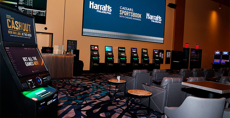 Las soluciones de señalización digital de JCM Global iluminan la nueva casa de apuestas deportivas de Harrah's Philadelphia