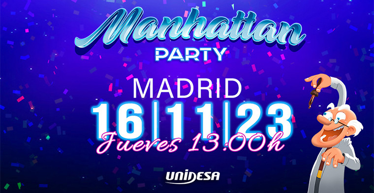 Unidesa´s Manhattan Party comes to Madrid: Let´s party!