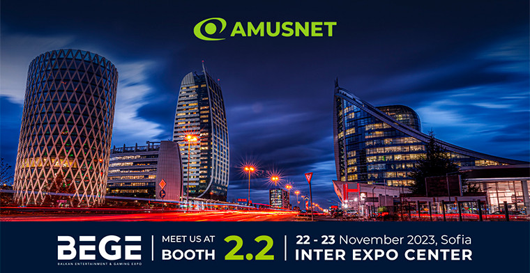 Amusnet to make a strong mark at BEGE Expo 2023