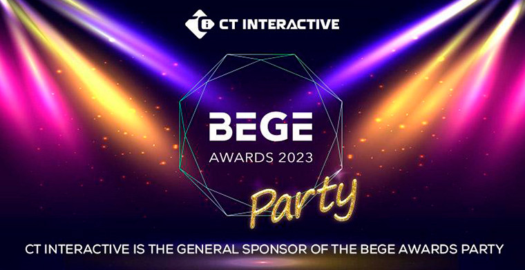 CT Interactive es el patrocinador general de la fiesta BEGE