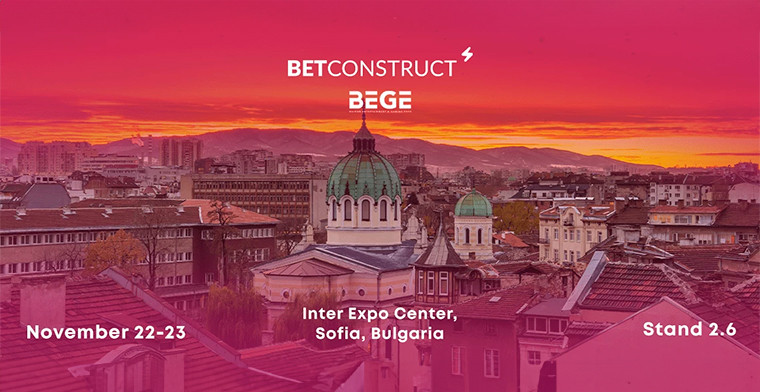 BetConstruct asistirá a la BEGE Expo 2023 en Sofía