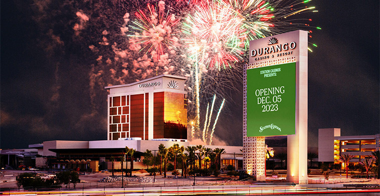 Durango Casino & Resort announces opening Time and Fireworks by Grucci