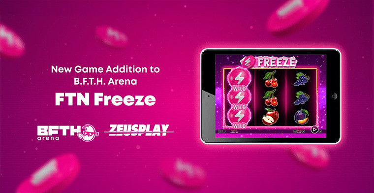 ZeusPlay unveils FTN Freeze: A captivating slot game created for the B.F.T.H. Arena Awards