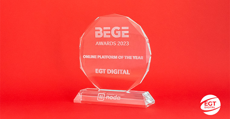 X-Nave de EGT Digital gana el premio "Plataforma online del año" de los Premios BEGE 2023