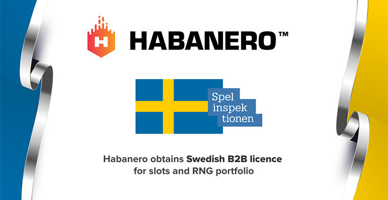 Habanero obtiene la licencia sueca B2B para su cartera de tragamonedas y RNG
