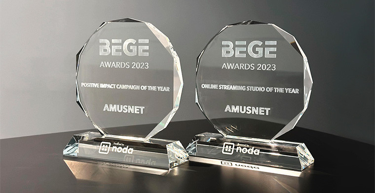 Doble victoria de Amusnet en los Premios BEGE 2023