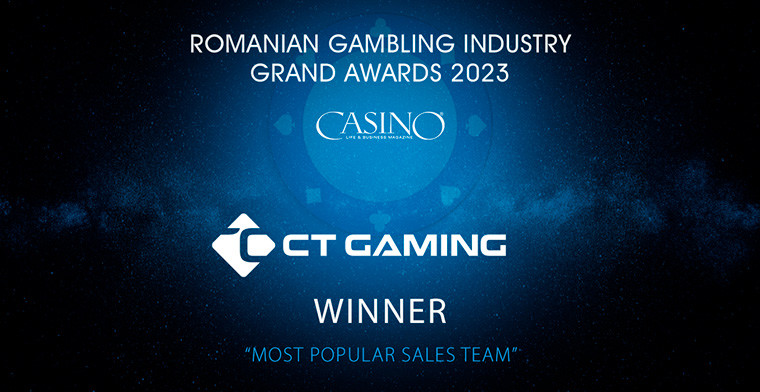 Romanian Gaming Industry Grand Awards 2023: CT Gaming's sales team receives the highest honour