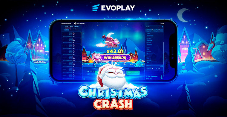 Evoplay trae alegría navideña con su último lanzamiento Christmas Crash