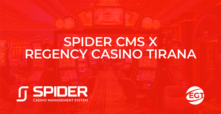 EGT’s Spider CMS with a successful debut in Regency Casino Tirana