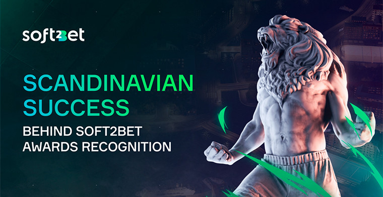 Scandinavian success behind Soft2Bet awards recognition