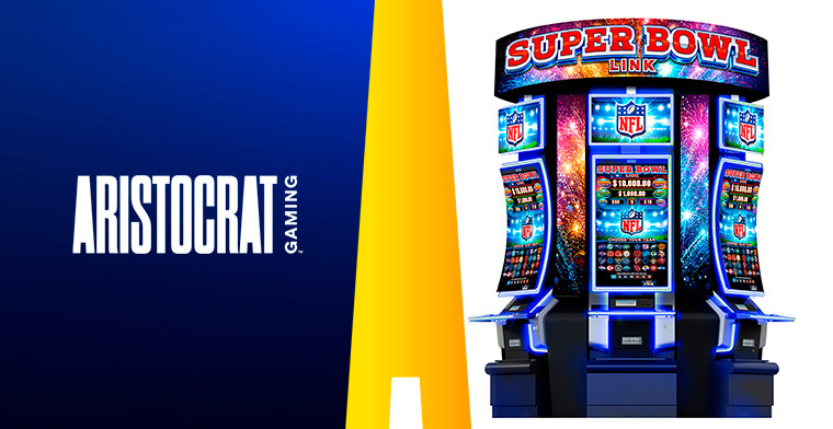 Aristocrat Gaming™ lanza la NFL Super Bowl Link™.