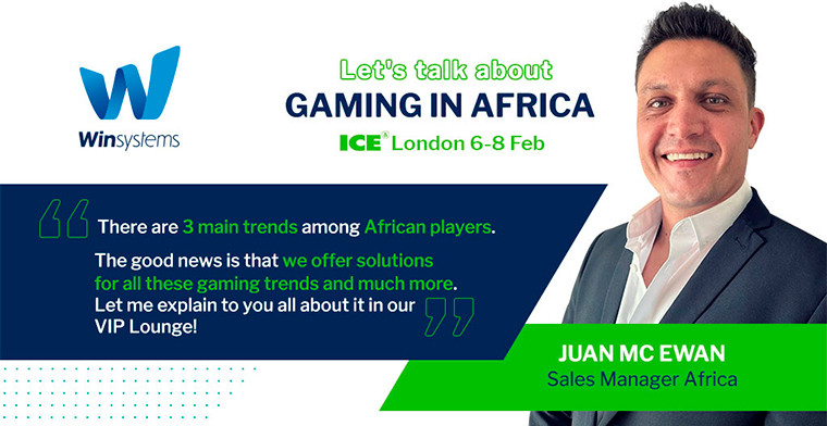 Juan McEwan reveals why all African operators should schedule their visit to Win Systems at ICE