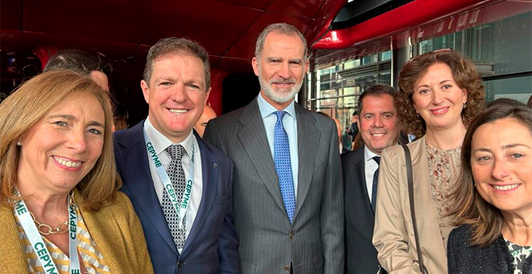 CLUB DE CONVERGENTES en la Gala de entrega de los X Premios CEPYME, presidida por Su Majestad el Rey Felipe VI