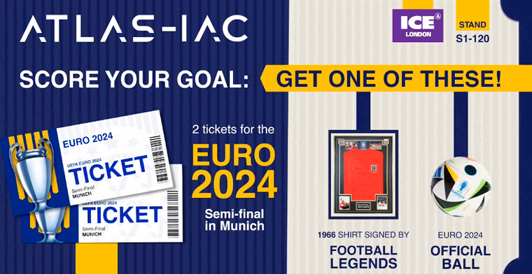 Ganhe 2 bilhetes para o EURO2024: o sorteio exclusivo da Atlas-IAC na ICE London