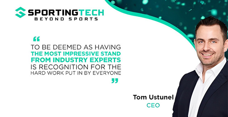 Sportingtech rounds off successful ICE London with Stand of the Year award