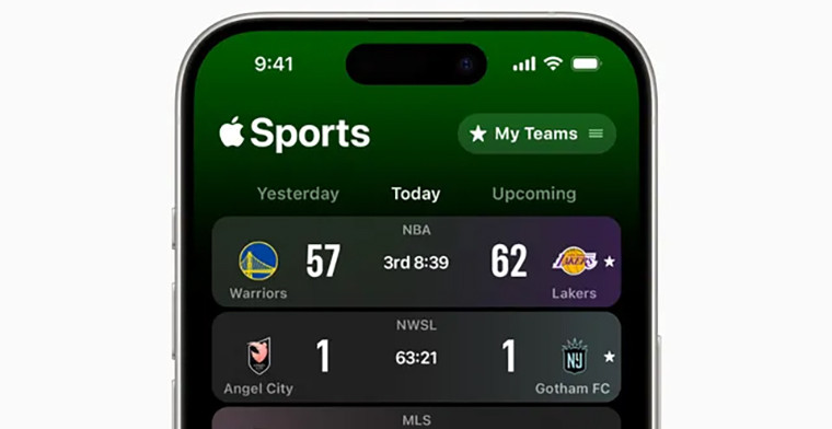 Apple launches Apple Sports app with scores and betting odds