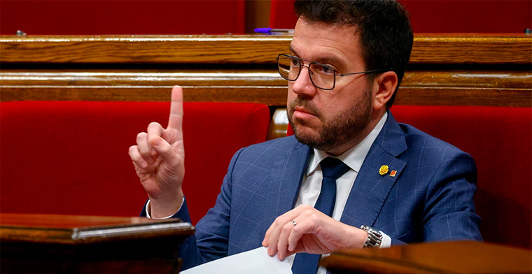 Aragonès suplica que los Presupuestos no dependan de un casino