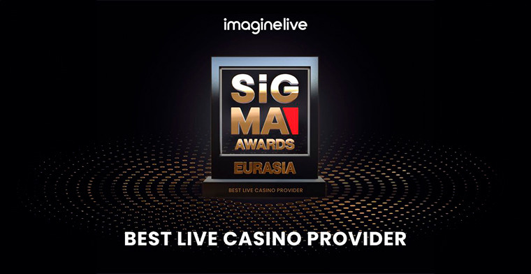 Imagine Live triunfa en los premios SIGMA Eurasia Awards 2024, elegido como "Mejor Proveedor de Casino en Vivo"