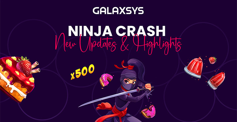 Galaxsys actualiza el exitoso juego Ninja Crash con nuevas funciones y diseño